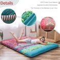 Bohemian Retro Floor Mattress Japanese Style Futon Mattress Portable Camping Mattress Sleeping
