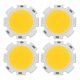 thumbnail image 1 of 4x 5w Chip Light Round Cob Super Bright Led Light Led Lamp Bulbs Warm White Dc15-17v, 1 of 5
