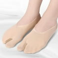 thumbnail image 4 of 1Pair Toe Separator Hallux Valgus Bunion Corrector Orthotics Feet Bone Thumb Adjuster Correction Sock Straightener Brace 2 Size, 4 of 10