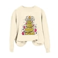 thumbnail image 4 of VJATTWR Mes Articles Chandail en Molleton de Noël pour Femmes Imprimé Col Rond Manches Longues Chandail Sans Capuche Chandail en Molleton Confortable Mode Haut pour Vacances Tenue Décontractée et Activités Athlétiques Get it Fast, 4 of 4