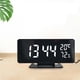 thumbnail image 4 of Reloj digital Decorativo Zulema Luz nocturna Temperatura Eléctrico Blanco Despertador digital, 4 of 8