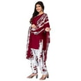 thumbnail image 4 of Indian dresses for Women Punjabi Style Crepe Patiala Salwar Suit With Dupatta For Women Ready To wear, 4 of 4