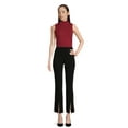 thumbnail image 3 of Time and Tru Women's Flare Ponte Pants, 2-Pack, 30" Inseam for Regular, Sizes XS-XXL, 3 of 5