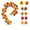 A, variant on Fall Artificial Maple Leaf Garland, 78.74" Sunflower Mini Pumpkin Foliage Vine, Thanksgiving Harvest Decor Swag for Mantel Arch Stair Rail Farmhouse Indoor Arrangement