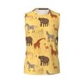 thumbnail image 6 of Lsque Cute Animals Print Men's Cotton Blend Sleeveless Muscle Shirts (S-3XL)- Moisture Wicking, Odor Protection, UPF 30+,Large, 6 of 8
