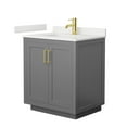 thumbnail image 7 of Wyndham Collection Wcf292930s-Qtz-Unsmxx Miranda 30" Free Standing Single Basin Vanity Set, 7 of 7