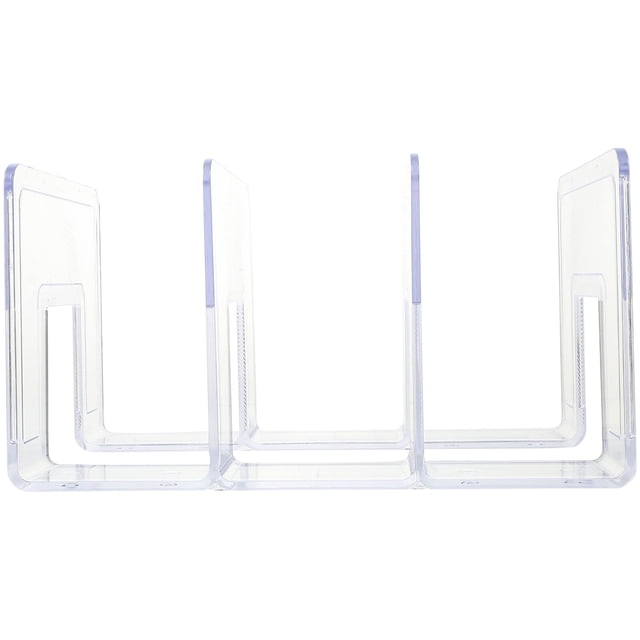 Nestingho Sujetalibros Acrílico Transparente Para Escritorio Ideal Para Uso En Casa Y Oficina