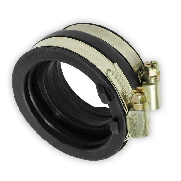 Carburetor Intake Manifold Boot Joint with Clamps for 5KM-13596-00-00 Yamaha Grizzly 660 YFM660F Rhino 660 YXR660F