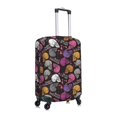 thumbnail image 3 of Uemuo Halloween Skeleton Printed Washable Luggage Cover - Fashion Suitcase Protector Fits 18-32 Inch Luggage -X-Large, 3 of 9
