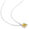 thumbnail image 3 of Everly Women's Citrine Sterling Silver Necklace, 3 of 5