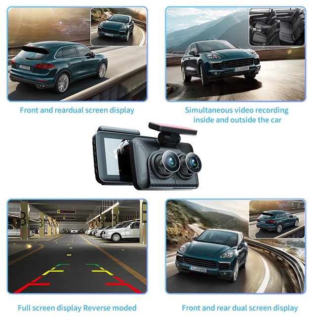 Dash Camera,And Rear 3 Cam And Rear Video Vision Car 480p 4in Car 3 1080 720 Rearview Mirror Car Mirror Car Video Camera Auto Safety 720 480p 4in Rear 3 1080 4in Car Rearview Eryue Mewmewcat