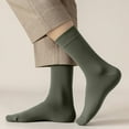 thumbnail image 6 of 1 Pair Non Binding Loose Fit Ankle Socks Wide Thin Crew Socks with No Elastic Top for Men & Women Plus Size, 6 of 6