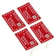 thumbnail image 2 of EeaseMX Bolsas de dulces de regalo de Navidad, tela colgante, sobres de Papá Noel, adornos para árbol de Navidad, 4 Uds., 2 of 7