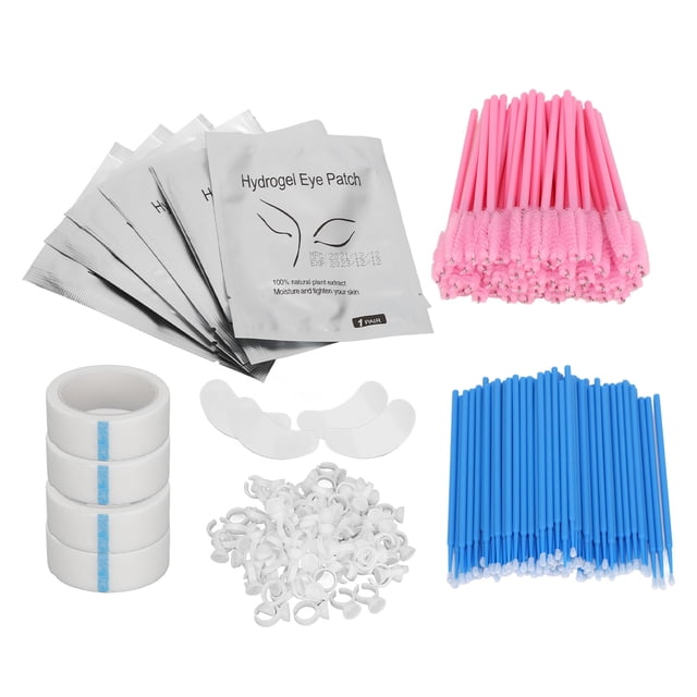 Juego de extensiones de pestañas, herramientas de extensión de pestañas, kit completo de injerto de pestañas, suministros de extensión de pestañas, características mejoradas