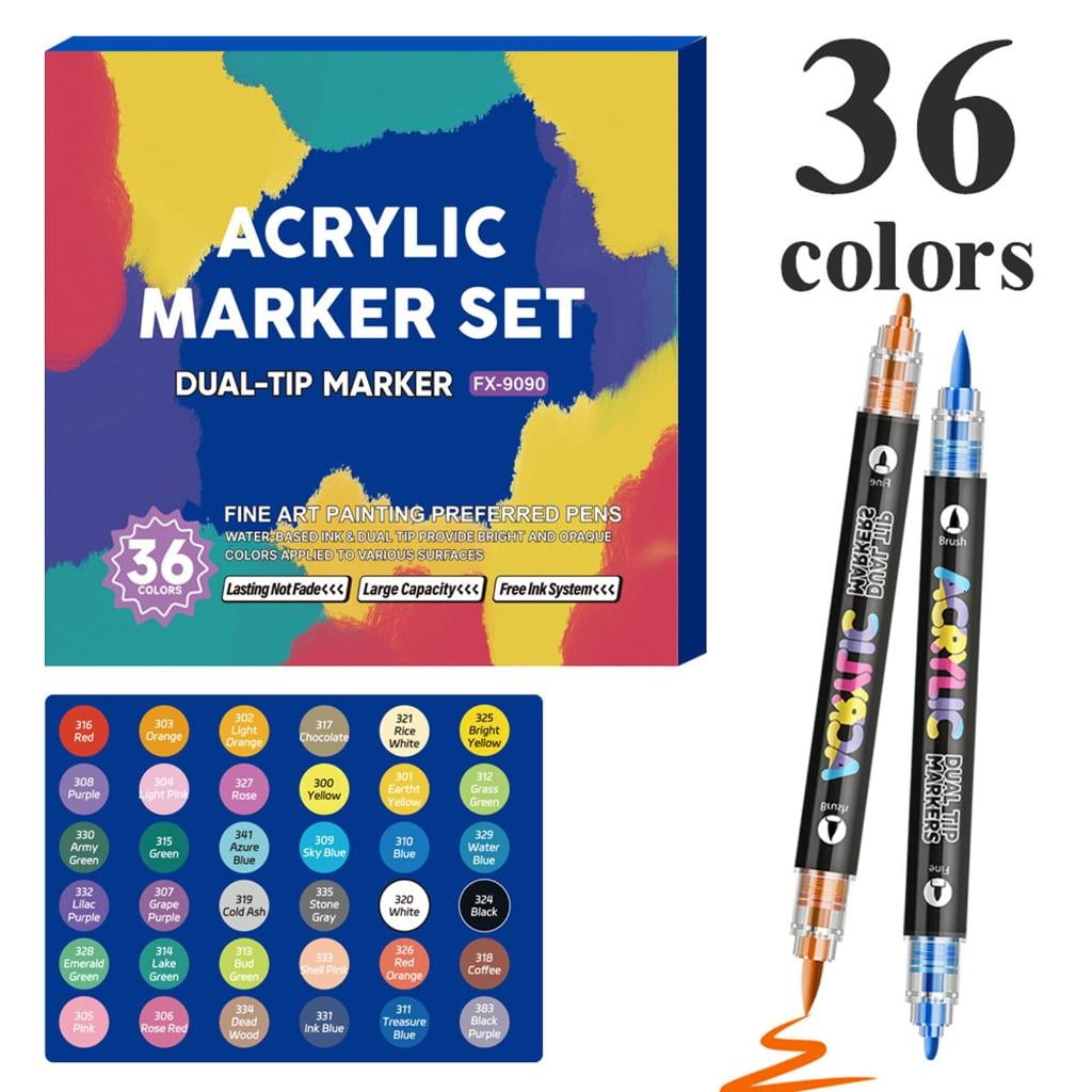 Giaone Double Sided Watercolor Markers Flexible Brush Pens Art Markers Paint Markers