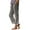 Light Gray_CE05, variant on Resicozy Linen Pants Women Summer Breathable Comfy Cropped Wide Leg Pant Elastic Waist Trousers Beach Vacation Pant with Pockets Light Gray 3XL