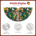 thumbnail image 3 of Sikiie Cute Tribal Leopards Nativity Christmas Tree Skirt, Jesus Christian Winter Holiday Tree Mat Decoration(30-48IN)36", 3 of 6
