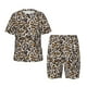 thumbnail image 1 of Balery Leopard Conjunto de Pijama Infantil de Manga Corta con Estampado – Ropa de Dormir de Algodón Suave-4X-Large, 1 of 6