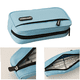 thumbnail image 3 of Estuche para lápices sencillo de doble capa para escuela primaria y secundaria, estuche para papelería, color azul claro, doble capa, 3 of 5