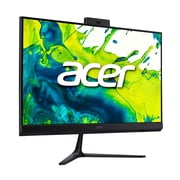 Acer Aspire C24-2YE13U3UNL-UR13 AIO Desktop, 23.8” Full HD IPS 120Hz Display, Intel Core i3-1305U, Intel UHD Graphics, 8GB RAM, 512GB NVMe SSD, Black