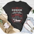 thumbnail image 5 of Cusick Blood Runs Through My Veins Unisex TShirt, 5 of 6