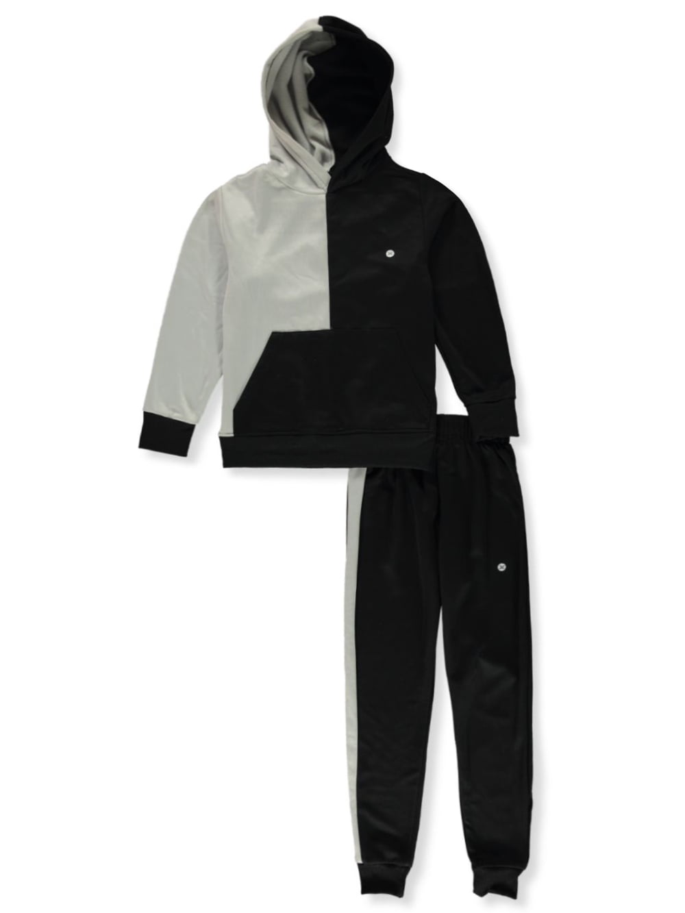 RBX Boys' 2Piece Pieced Joggers Set Outfit black, 7 (Little Boys