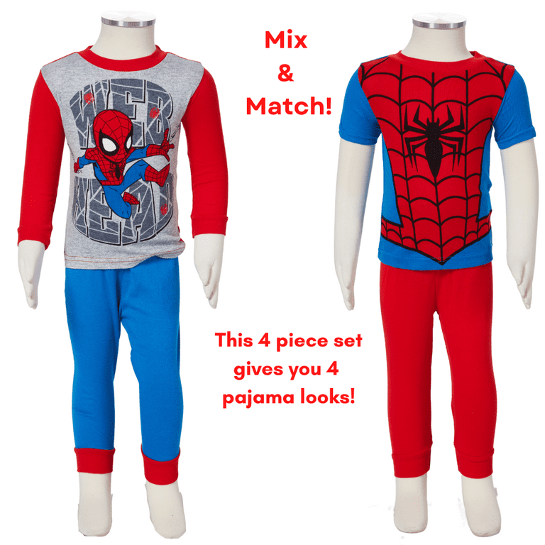 5t spiderman pajamas sales