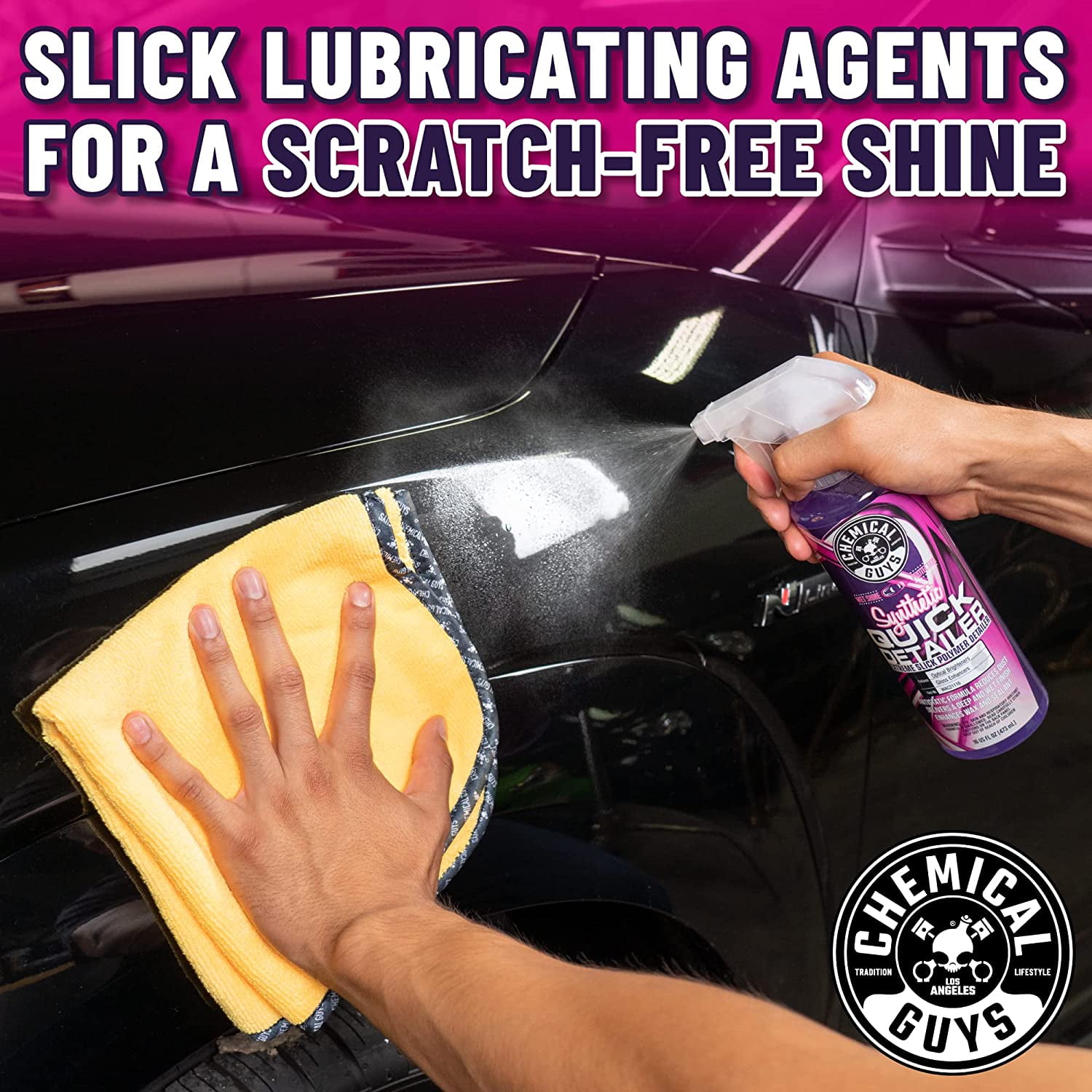 Chemical Guys - Speed Wipe Anti Static Quick Detail Spray 16oz - Elite Car  Care