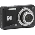 thumbnail image 4 of Open Box KODAK PIXPRO FZ55-BK 16MP CMOS Sensor Digital Camera 5X Optical Zoom 28mm Wide Angle 1080P Full HD Video 2.7" LCD Vlogging Camera (Black), 4 of 7