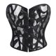 thumbnail image 1 of mfyjkho Camisetas Sin Mangas, Corsé Ajustado Sin Tirantes De Malla Negra Para Mujer Top Moldeador De Espiga Para Mujer Tops Elegantes Para Mujer L, 1 of 9