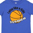 thumbnail image 4 of Inktastic I Play Like a Girl... Try to Keep Up Girls Toddler T-Shirt, 4 of 5