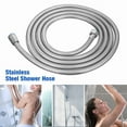 thumbnail image 6 of 3M Shower Hose Stainless Steel Metal Stretchable Washer Extra Long Shower Pipe, 6 of 6