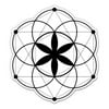 Seed of Life Creation Flower - 3" Vinyl Sticker - For Car Laptop Water Bottle Phone - Waterproof Decal