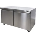 thumbnail image 4 of NSF 61 in. Undercounter Freezer, Energy Saving 15.5 Cu.Ft. Digital Display, Two Door Commercial Freezer Under Counter Freezer Stainless Steel, 4 of 9