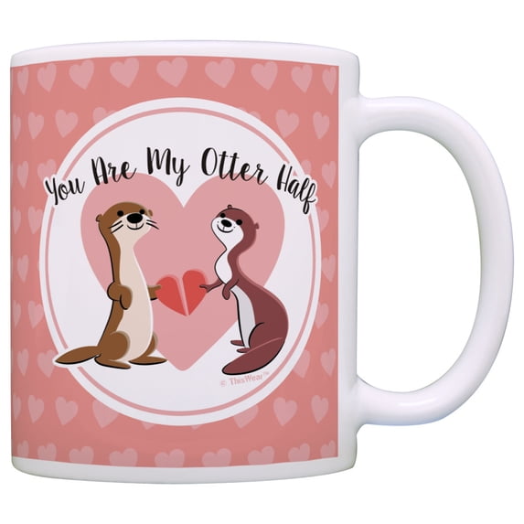 ThisWear Gifts for Boyfriend You Are My Otter Half Love You More 11 ounce Coffee Mug