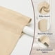 thumbnail image 3 of Cortinas de Puerta Opacas, Cortina de Ventana de Puerta Lateral Francesa para Privacidad, Beige, 25" x 40", 1 Panel, 3 of 7