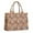 Multicolor Christmas Icon, variant on Large Capacity Tote Bag,Multicolor Christmas Icon Pattern Handbag Fashion Luxury Tote Bag,15.7"x13"x 5.1" Inches,Laptop Compatible