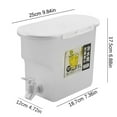 thumbnail image 3 of 3.5L Drink Dispenser For Fridge Beverage Liquid Drink Container For Cold Water Pitcher Lemonade Stand Juice Jug With Spigot, 3 of 9