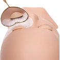 thumbnail image 4 of POCMKO Large Heart Lash Mirror, 5.6cm x 5.3cm, Stainless Steel, Gold, Frameless, Handheld, Romantic Style, Lash Extension Mirror, 4 of 6