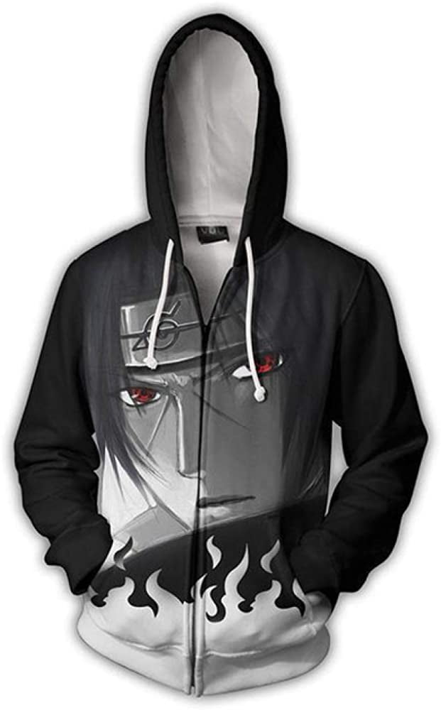 Anime Naruto Hoodie Zipper Coat Tops Thin Hoodies Sweatshirt | Walmart  Canada