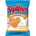 thumbnail image 2 of (3 pack) Ruffles Cheddar & Sour Cream Potato Chips, 7.75 oz Bag, 2 of 6