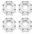 thumbnail image 1 of 4pcs 17mm Hexagonal Léger Alliage d'Aluminium Fin Usiné Pneu Hexagonal Combineur pour Accessoires RC, 1 of 8