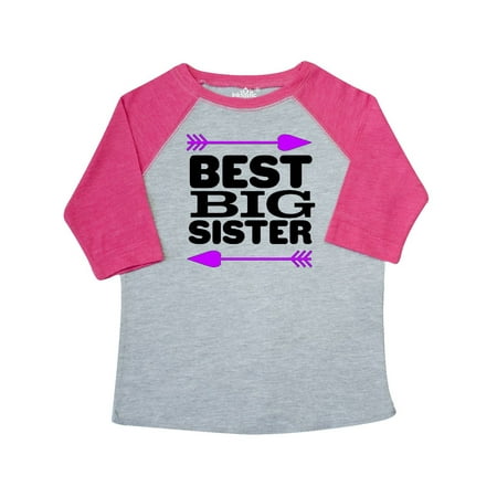 

Inktastic Best Big Sister Gift Toddler Toddler Girl T-Shirt