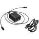 thumbnail image 1 of Convertidor de audio de señal digital a señal analógica, caja de conmutación de audio con cable de alimentación USB y cable de fibra óptica negro., 1 of 7
