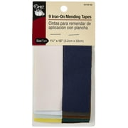 Dritz Patch Iron On Mending Tape 1.25x13 Astd 9pc