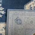 thumbnail image 4 of SAFAVIEH Brentwood Salah Oriental Runner Rug, Navy/Creme, 2' x 12', 4 of 8