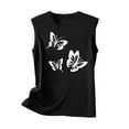 thumbnail image 3 of Giftesty Tank Tops for Women Fashion Casual Printed Sleeveless Blouse Round Neck Sexy Slim Pullover Tops, 3 of 4