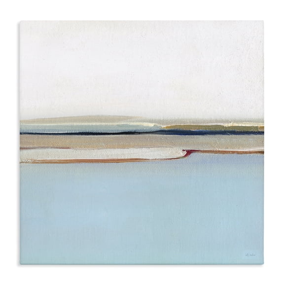 Stupell Industries Contemporary Serene Minimal Shoreline at Dawn Canvas Art, 17 x 17, by Sally Swatland
