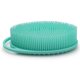 thumbnail image 1 of Cepillo corporal de silicona de 2 caras con mango en forma de bucle, cepillo para baño y ducha para exfoliar y masajear el cuerpo, fácil de sostener y colgar, higiénico y duradero, verde, 1 of 5