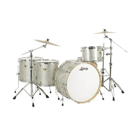 Ludwig Centennial Zep 4-Piece Shell Pack Silver Sparkle